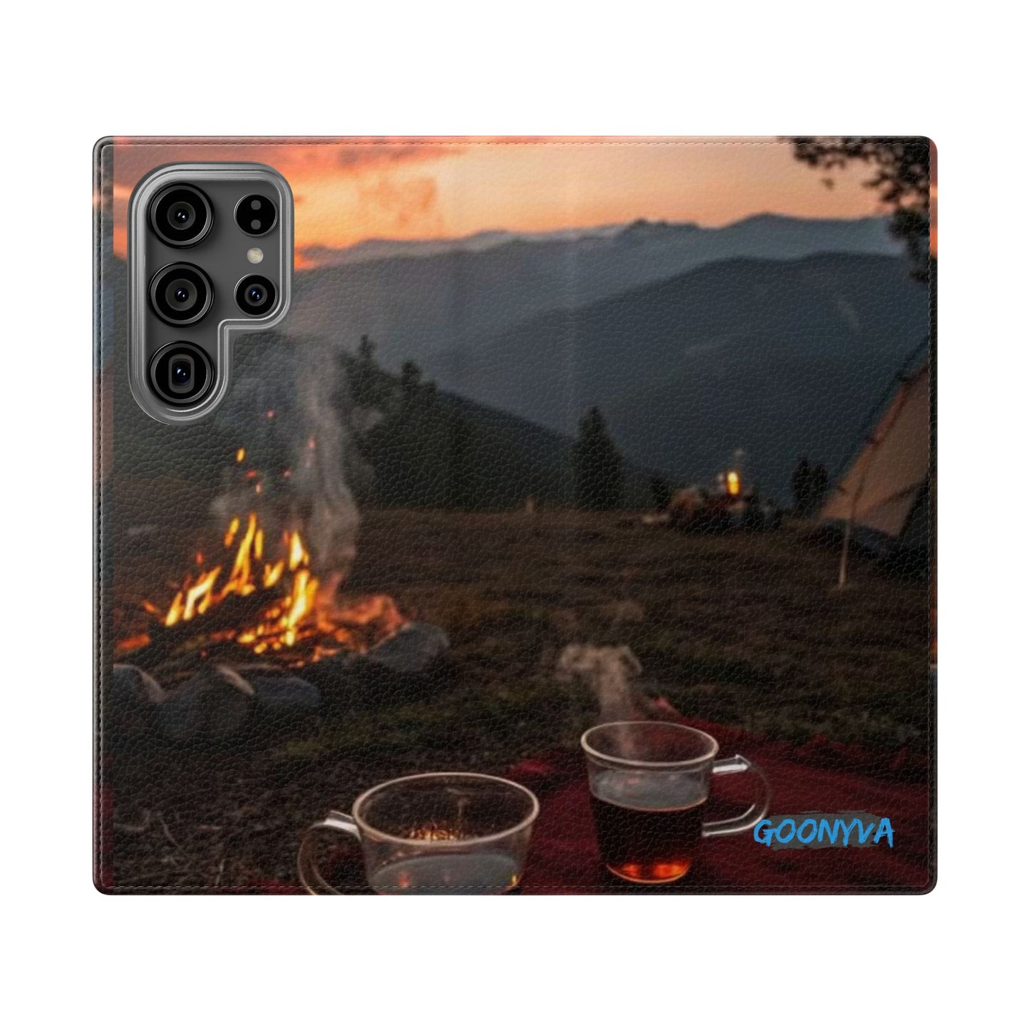 Étuis à Rabat pour Téléphone "Inspiration Nature" Étui portefeuille protecteur  Thème feu de camp  Accessoire stylé pour l'extérieur  Cadeau parfait pour [...]