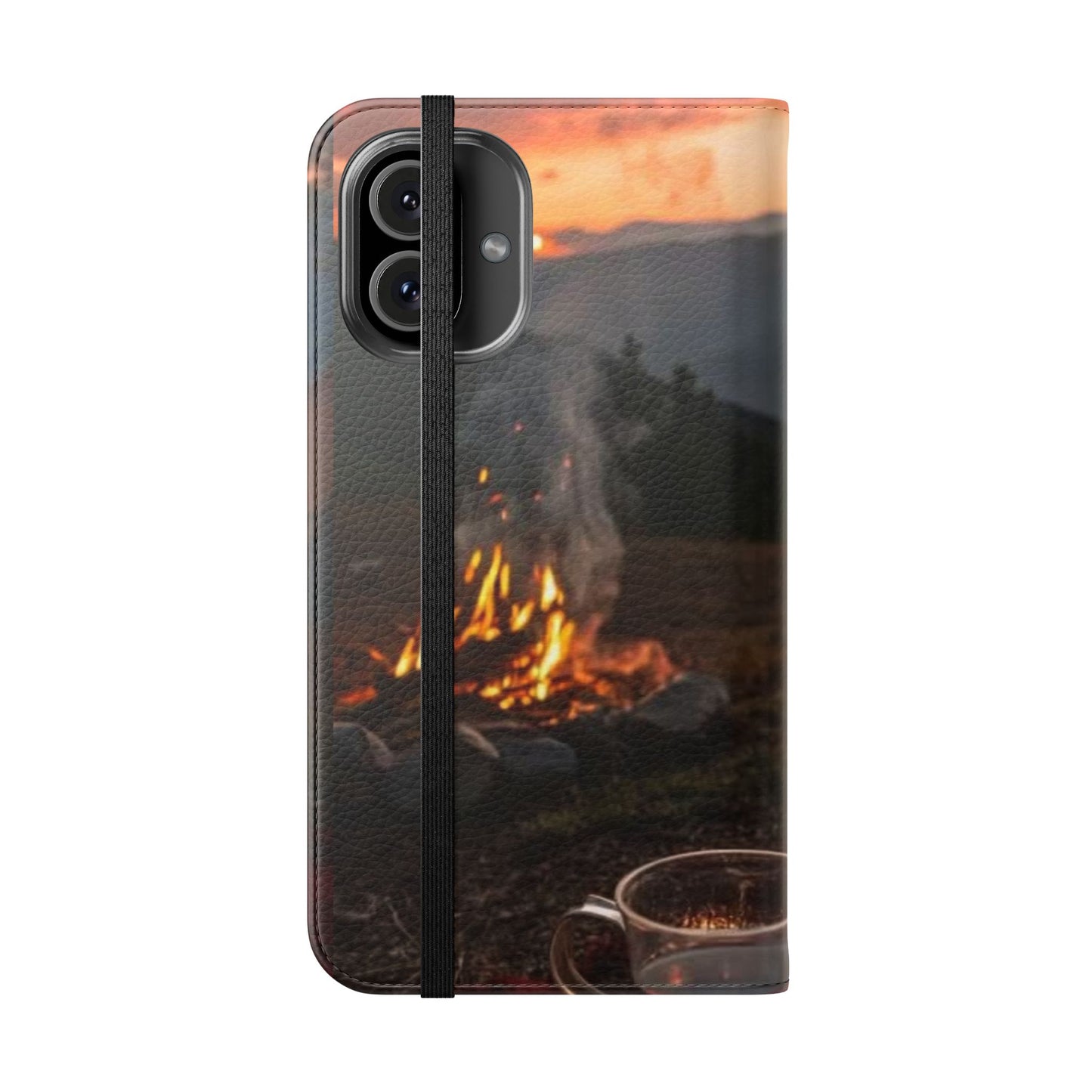 Étuis à Rabat pour Téléphone "Inspiration Nature" Étui portefeuille protecteur  Thème feu de camp  Accessoire stylé pour l'extérieur  Cadeau parfait pour [...]