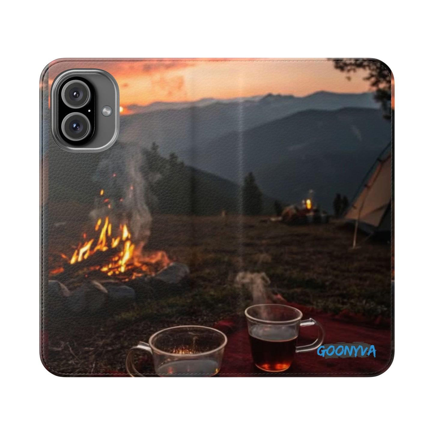 Étuis à Rabat pour Téléphone "Inspiration Nature" Étui portefeuille protecteur  Thème feu de camp  Accessoire stylé pour l'extérieur  Cadeau parfait pour [...]