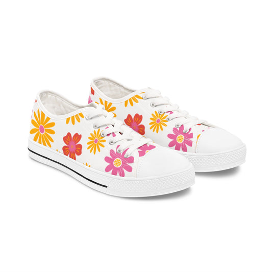Espadrilles basses fleuries pour femmes Espadrilles fleuries tendance  Chaussures de printemps confortables  Chaussures décontractées mignonnes pour femmes  Stylées [...]