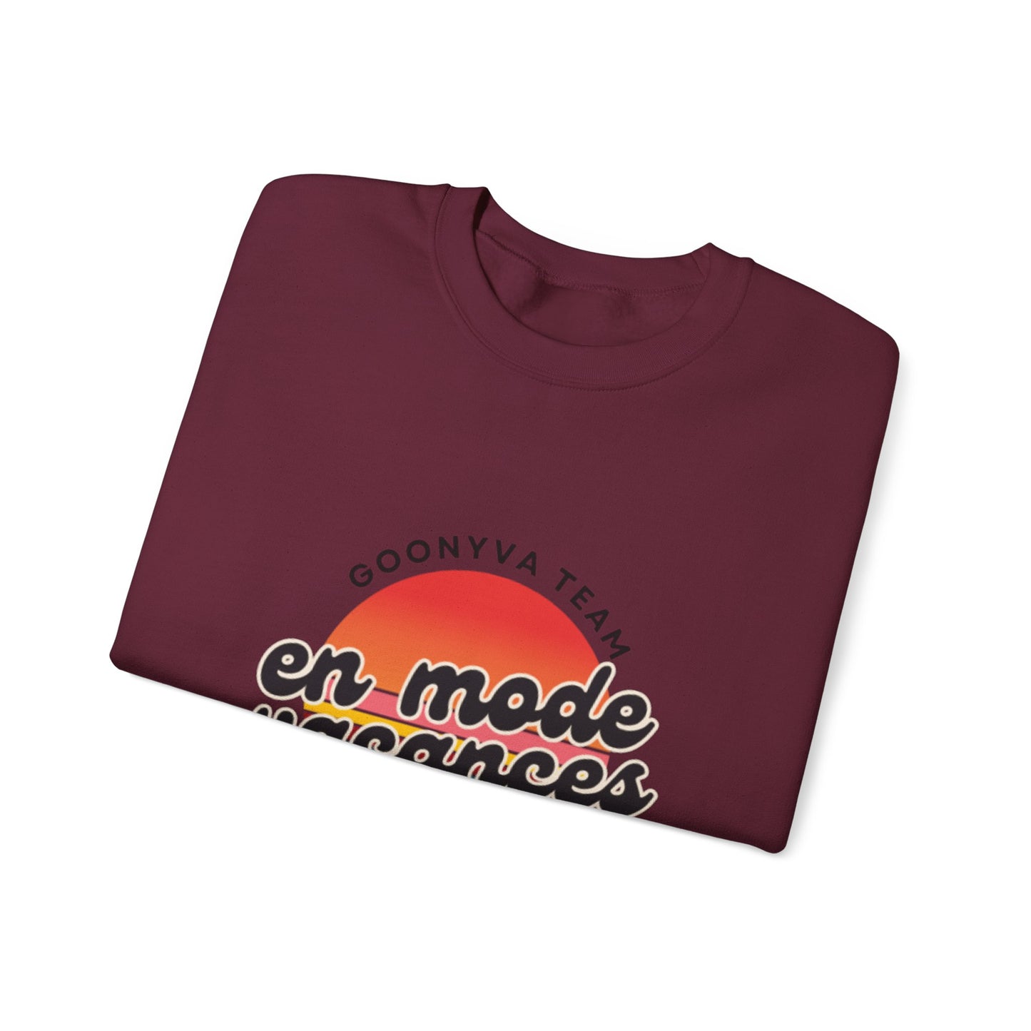 Chandail Col Rond "Chill Vibes" Pour les journées décontractées  Idéal pour la détente douillette  Parfait pour le voyage  Cadeau pour les amis  Style vacances