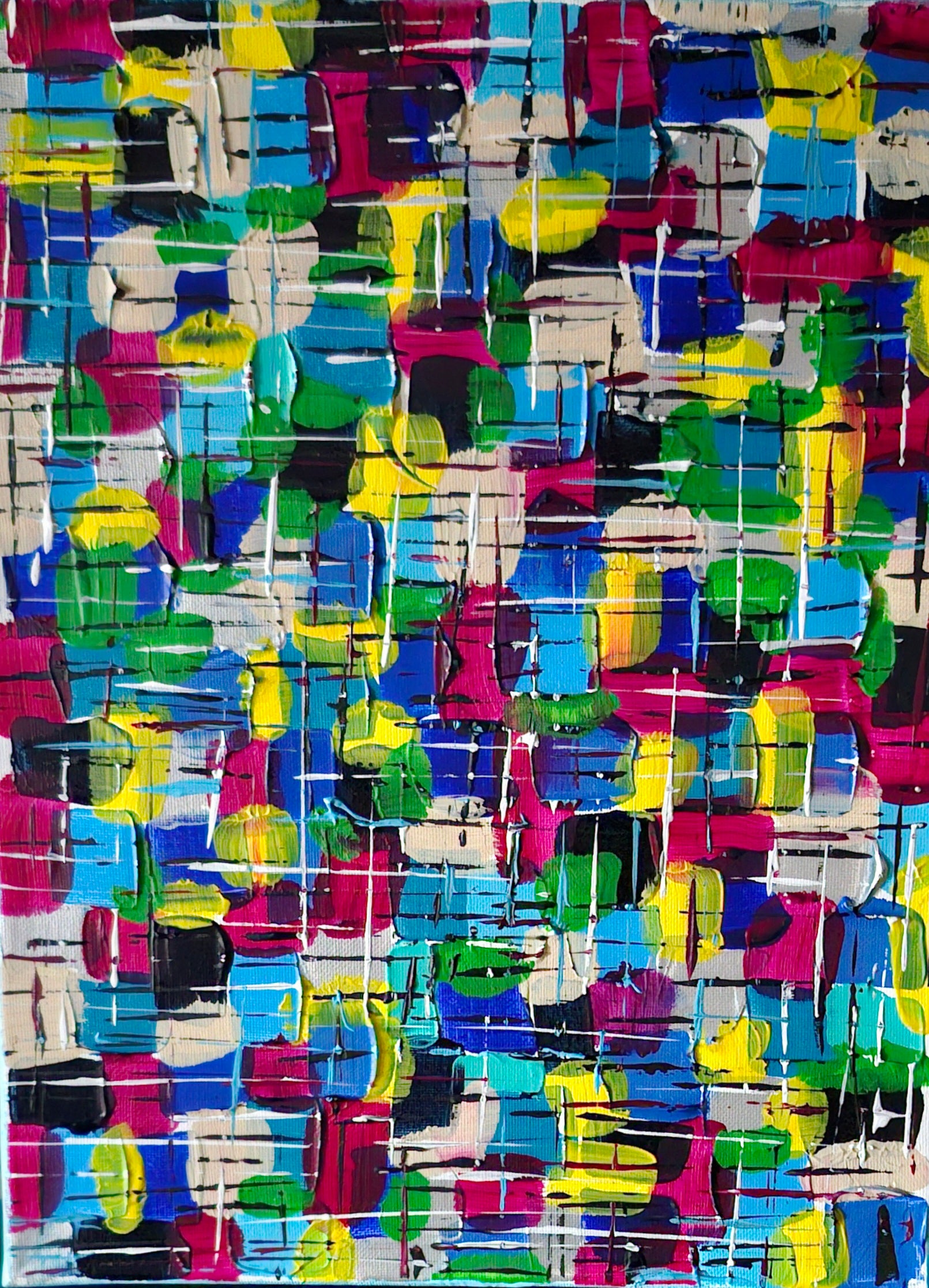 RUELLE SOUS LE SOLEIL, Toile de l'artiste Marc Francoeur